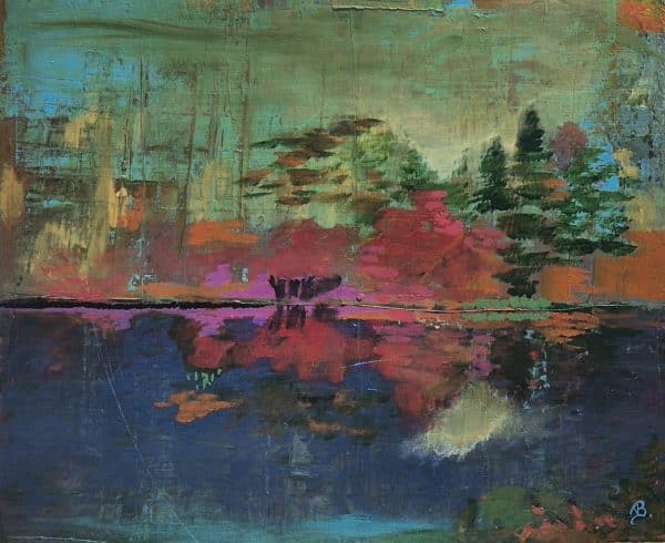 Reflets sur le lac