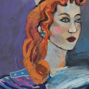 Eclat marin : Portrait d'une Muse en Rouge